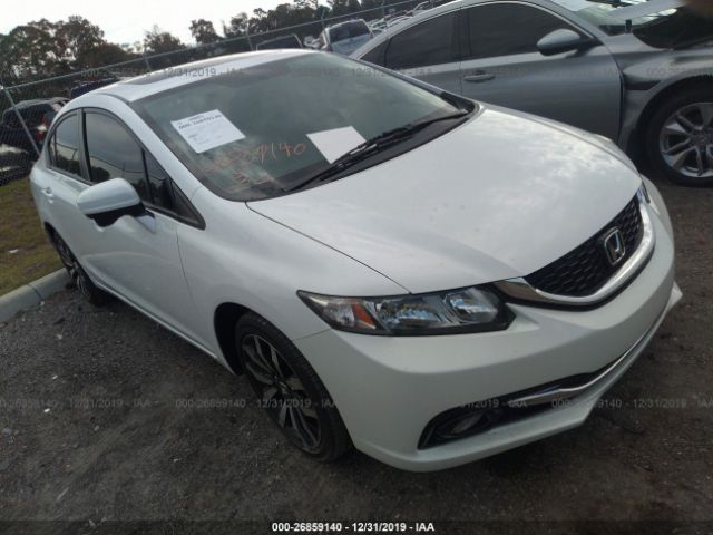 19XFB2F97FE070892 - 2015 HONDA CIVIC EXL 白色 照片 1