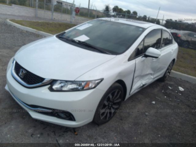 19XFB2F97FE070892 - 2015 HONDA CIVIC EXL 白色 照片 2