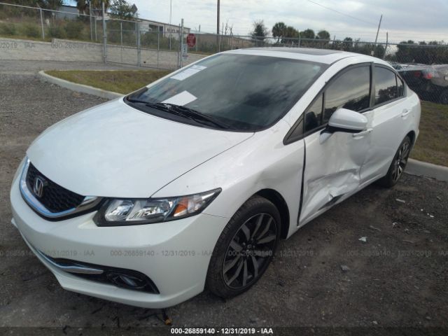 19XFB2F97FE070892 - 2015 HONDA CIVIC EXL 白色 照片 6