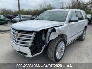 1GYS4DKJ4HR250269 - 2017 CADILLAC ESCALADE PLATINUM White photo 2