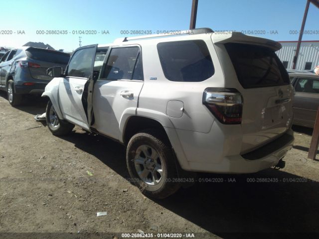 JTEZU5JR9K5210104 - 2019 TOYOTA 4RUNNER SR5/LIMITED/LIMITED NIGHT White photo 3