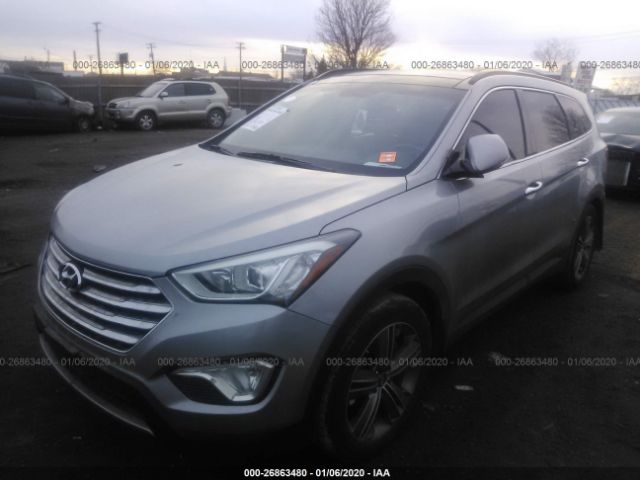 KM8SRDHF4FU122940 - 2015 HYUNDAI SANTA FE GLS/LIMITED Silver photo 2