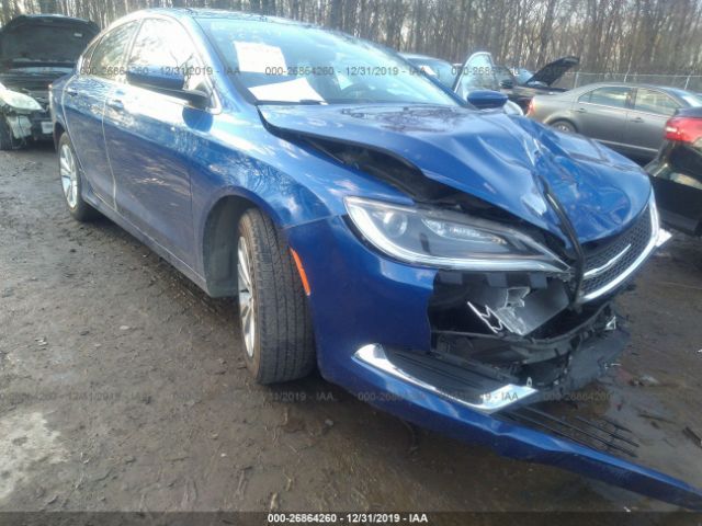 1C3CCCAB8FN711578 - 2015 CHRYSLER 200 LIMITED Blue photo 1