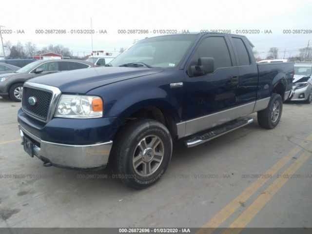 1FTPX14V67FB30393 - 2007 FORD F150  Blue photo 2