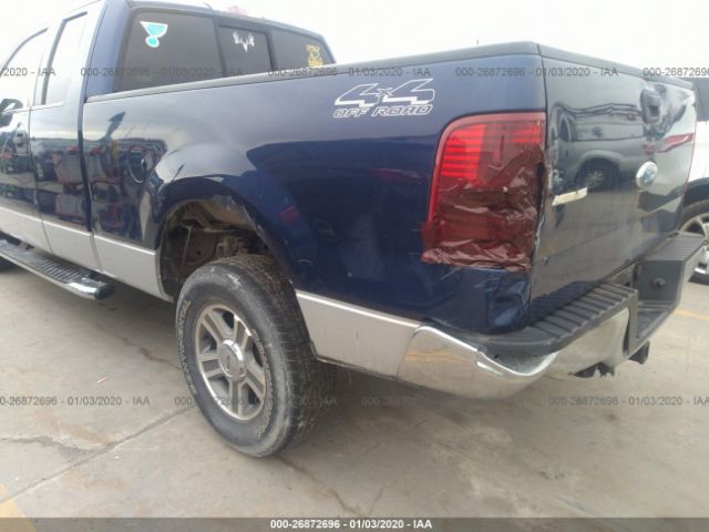 1FTPX14V67FB30393 - 2007 FORD F150  Blue photo 6