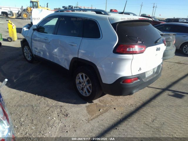 1C4PJLCB8HW650911 - 2017 JEEP CHEROKEE LATITUDE White photo 3