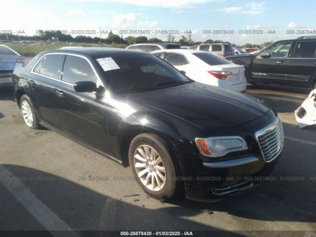 2C3CCAAG0CH107236 - 2012 CHRYSLER 300  Black photo 1