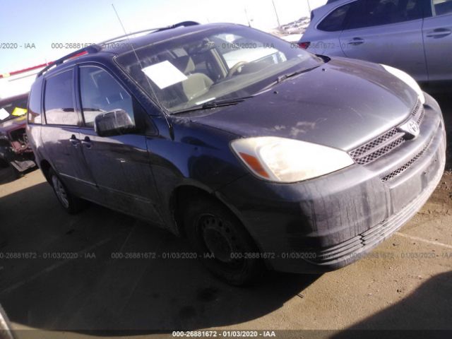 5TDZA23C45S269905 - 2005 TOYOTA SIENNA CE/LE Dark Blue photo 1