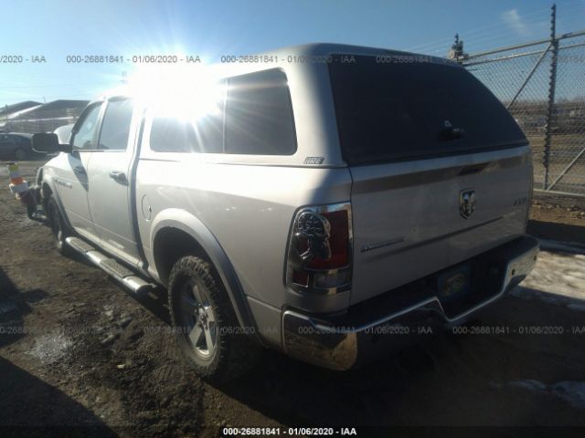 1C6RD7LT5CS126297 - 2012 DODGE RAM 1500 SLT Silver photo 3