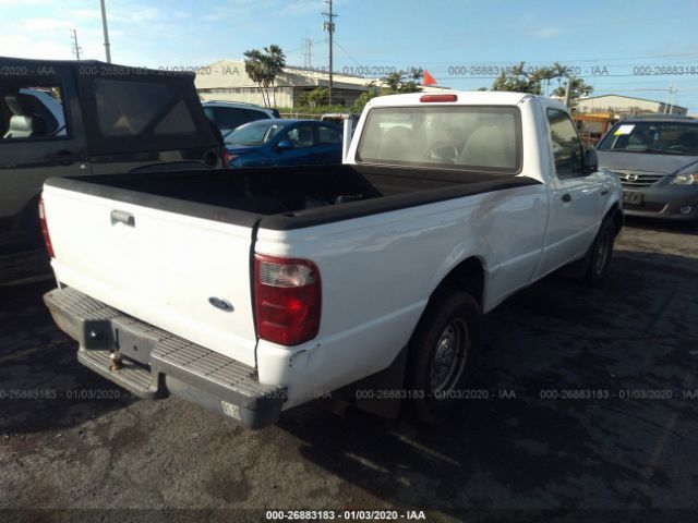 1FTYR10U12PB69889 - 2002 FORD RANGER  White photo 4