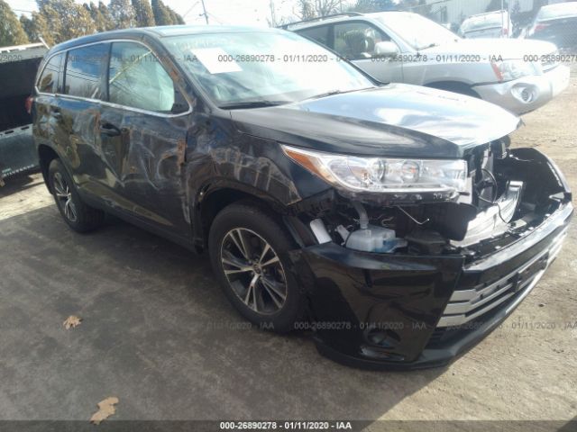 5TDBZRFH2KS744859 - 2019 TOYOTA HIGHLANDER LE/LE PLUS Black photo 1
