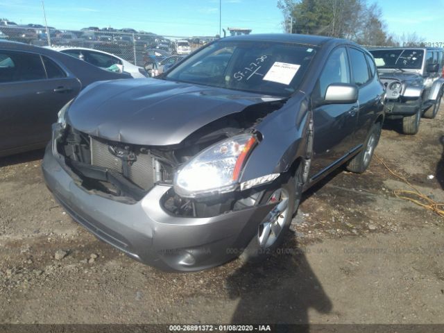 JN8AS5MT5DW524848 - 2013 NISSAN ROGUE S/SV Gray photo 2