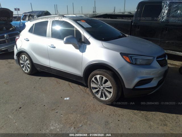 KL4CJASB8KB959419 - 2019 BUICK ENCORE PREFERRED Silver photo 1