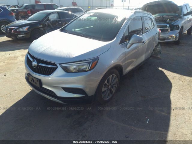 KL4CJASB8KB959419 - 2019 BUICK ENCORE PREFERRED Silver photo 2