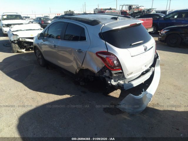 KL4CJASB8KB959419 - 2019 BUICK ENCORE PREFERRED Silver photo 3