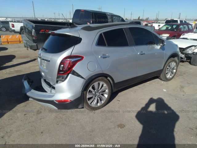 KL4CJASB8KB959419 - 2019 BUICK ENCORE PREFERRED Silver photo 4