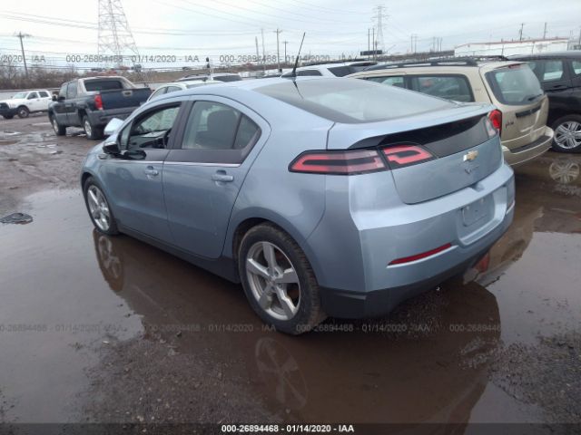 1G1RA6E4XEU118343 - 2014 CHEVROLET VOLT  Light Blue photo 3