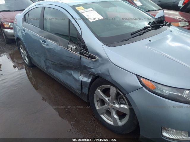 1G1RA6E4XEU118343 - 2014 CHEVROLET VOLT  Light Blue photo 6