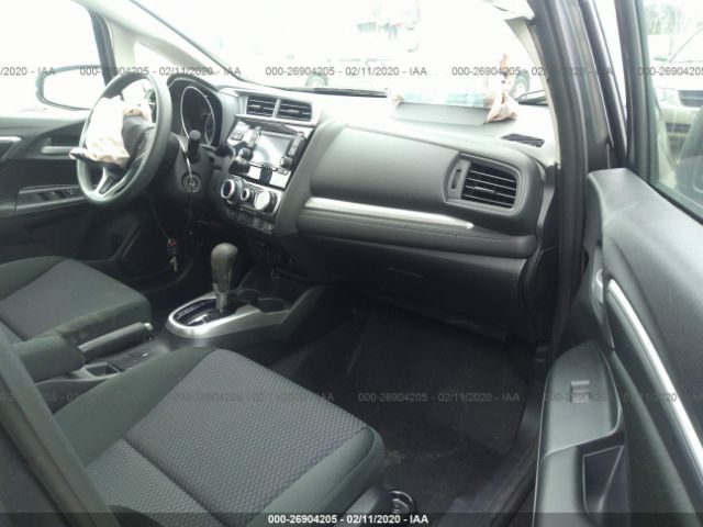 3HGGK5H48KM726574 - 2019 HONDA FIT LX Gray photo 5