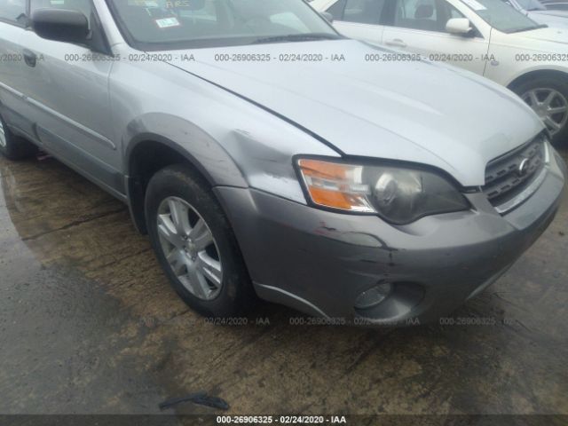 4S4BP61C957330374 - 2005 SUBARU LEGACY OUTBACK 2.5I Gray photo 6