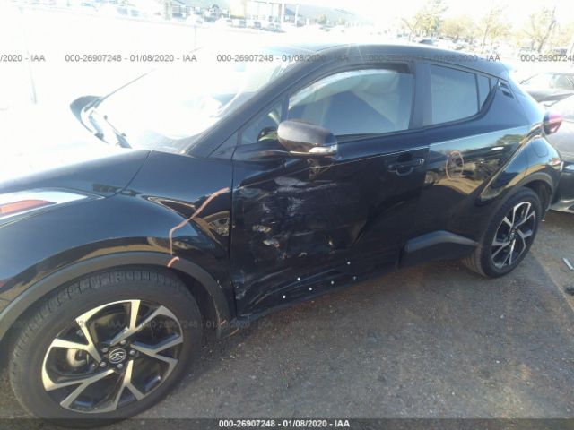 JTNKHMBX4K1039976 - 2019 TOYOTA C-HR XLE/LE Black photo 6