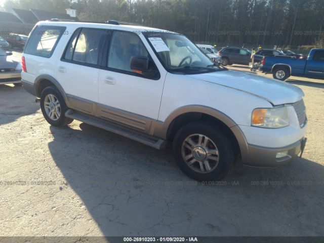 1FMPU17L14LB52796 - 2004 FORD EXPEDITION EDDIE BAUER White photo 1