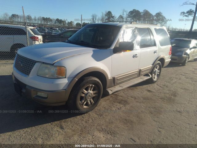 1FMPU17L14LB52796 - 2004 FORD EXPEDITION EDDIE BAUER White photo 2