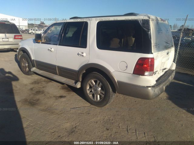 1FMPU17L14LB52796 - 2004 FORD EXPEDITION EDDIE BAUER White photo 3