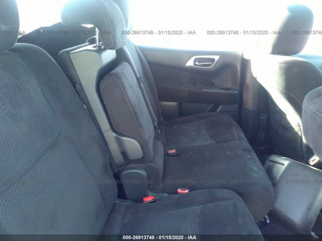 5N1AR2MM5EC661334 - 2014 NISSAN PATHFINDER S/SV/SL/PLATINUM Red photo 8