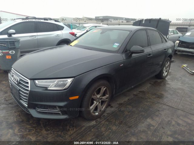 WAUKMAF43JA154692 - 2018 AUDI A4 ULTRA PREMIUM Black photo 2