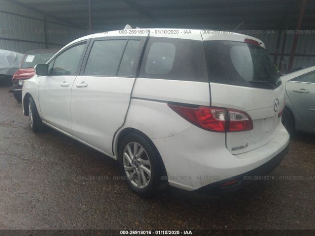 JM1CW2BL6D0146990 - 2013 MAZDA 5  White photo 3