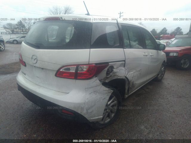 JM1CW2BL6D0146990 - 2013 MAZDA 5  White photo 4