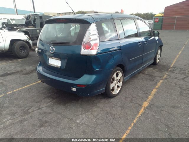 JM1CR293360118077 - 2006 MAZDA 5  Blue photo 4