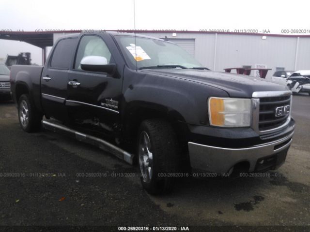 3GTP1VE06BG139744 - 2011 GMC SIERRA C1500 SLE Black photo 1