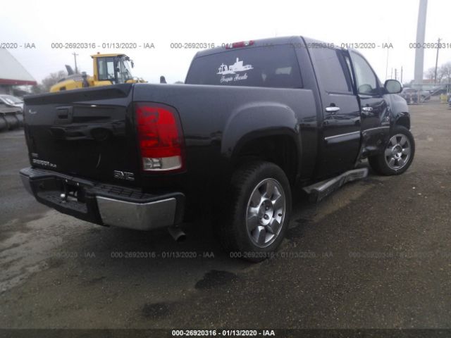 3GTP1VE06BG139744 - 2011 GMC SIERRA C1500 SLE Black photo 4