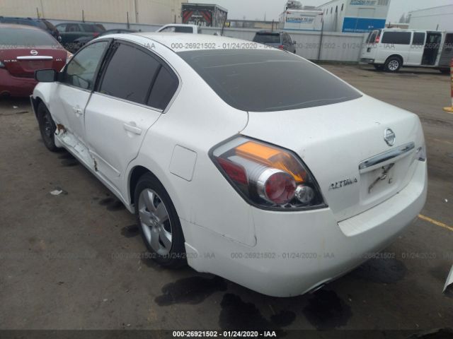 1N4AL21E47C135188 - 2007 NISSAN ALTIMA 2.5/2.5S White photo 3