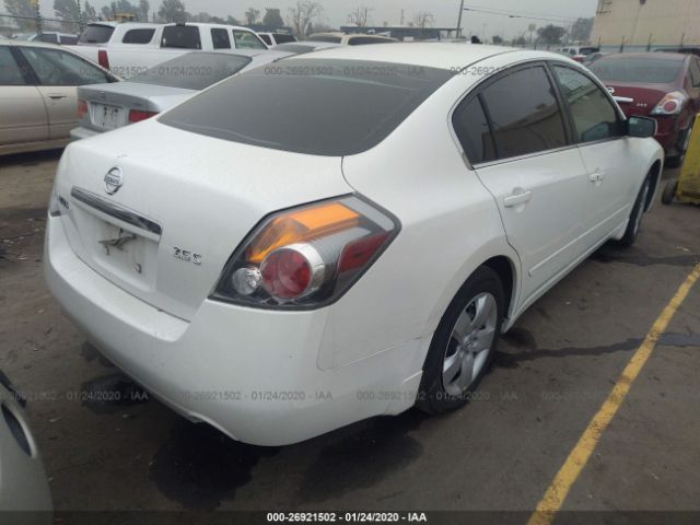 1N4AL21E47C135188 - 2007 NISSAN ALTIMA 2.5/2.5S White photo 4