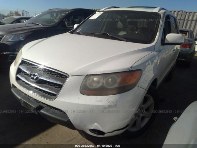 5NMSH13E97H011135 - 2007 HYUNDAI SANTA FE SE/LIMITED White photo 2