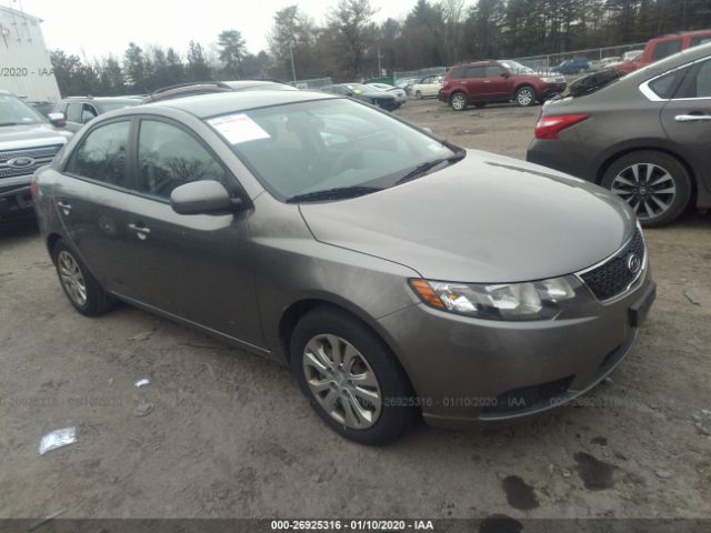 KNAFU4A24C5505811 - 2012 KIA FORTE EX Silver photo 1