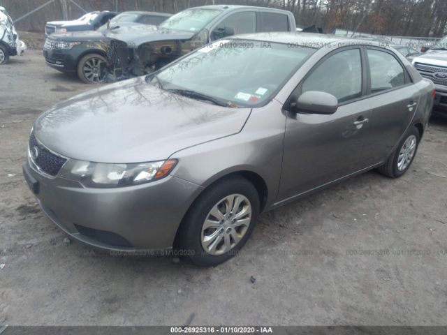 KNAFU4A24C5505811 - 2012 KIA FORTE EX Silver photo 2