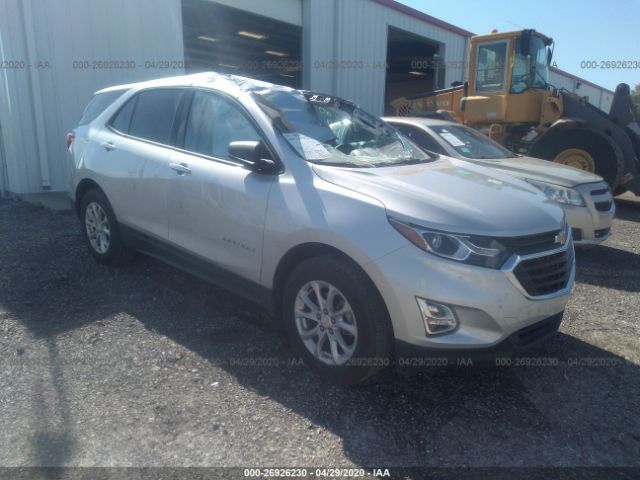 3GNAXHEV0KS570442 - 2019 CHEVROLET EQUINOX  Silver photo 1