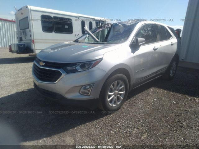 3GNAXHEV0KS570442 - 2019 CHEVROLET EQUINOX  Silver photo 2