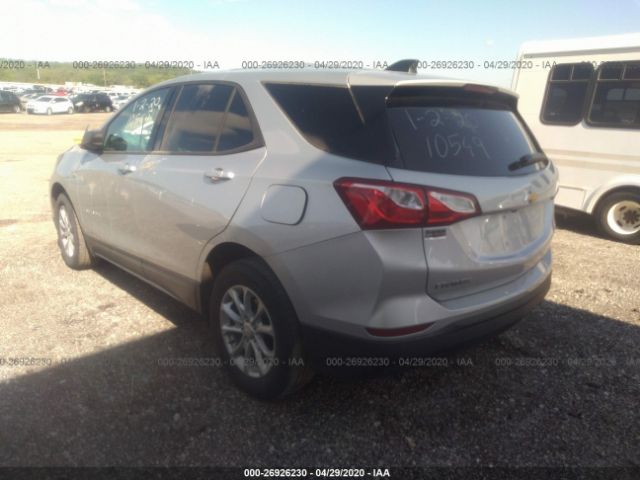 3GNAXHEV0KS570442 - 2019 CHEVROLET EQUINOX  Silver photo 3