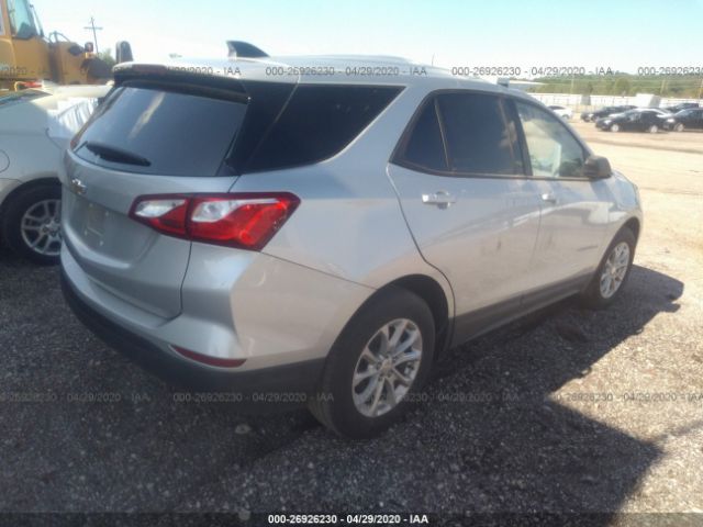 3GNAXHEV0KS570442 - 2019 CHEVROLET EQUINOX  Silver photo 4