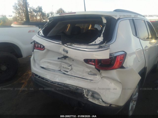 3C4NJCBB6JT469455 - 2018 JEEP COMPASS LATITUDE White photo 6