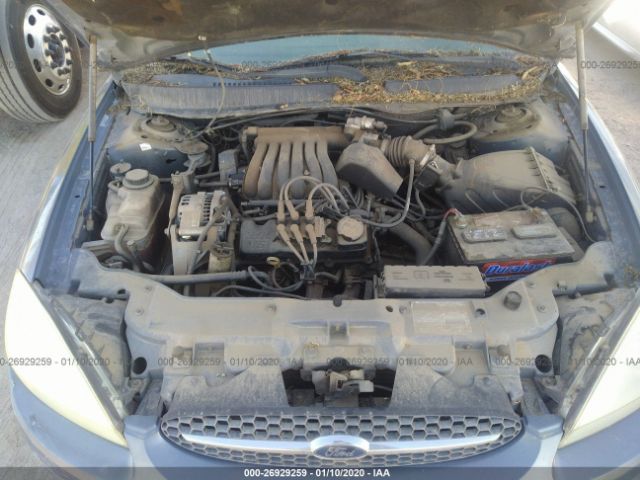 1FAFP55U71A219487 - 2001 FORD TAURUS SES Blue photo 10