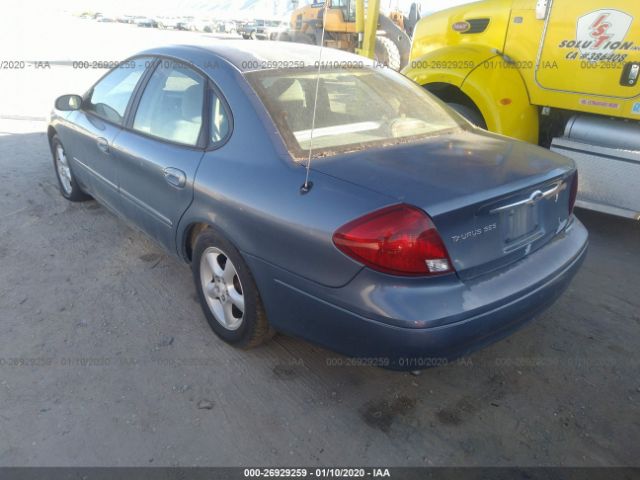 1FAFP55U71A219487 - 2001 FORD TAURUS SES Blue photo 3