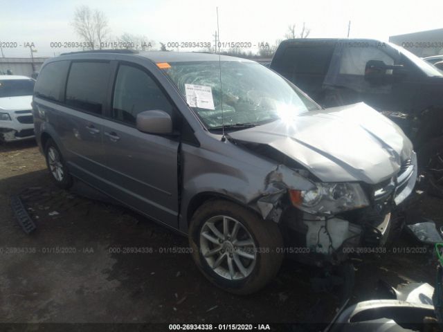 2C4RDGCGXGR242159 - 2016 DODGE GRAND CARAVAN SXT Silver photo 1