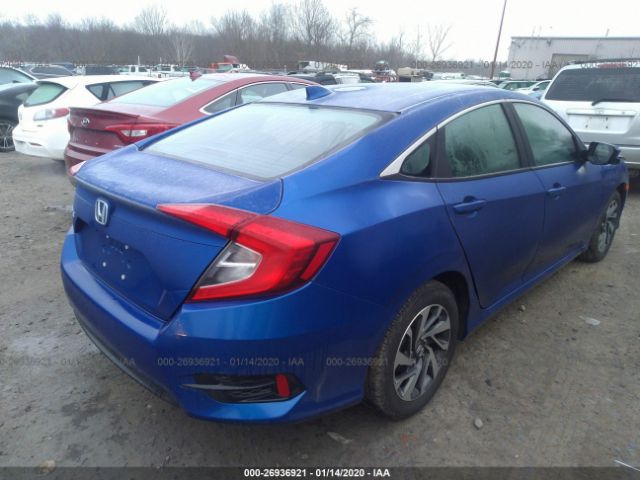 2HGFC2F7XJH581751 - 2018 HONDA CIVIC EX Blue photo 4