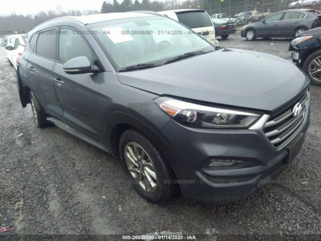 KM8J33A44HU429284 - 2017 HYUNDAI TUCSON LIMITED/SPORT AND ECO/SE Gray photo 1